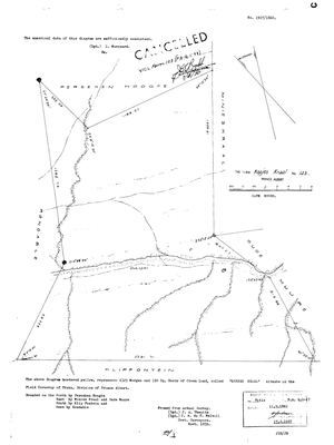 Scan of Surveyor-General diagram, 1927/1860, November 1859