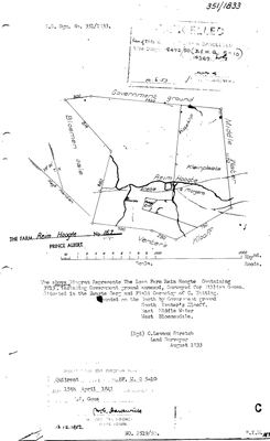 Scan of Surveyor-General diagram, 351/1833, August 1833