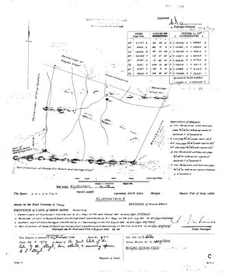 Scan of Surveyor-General diagram, 284/1939, August 1938