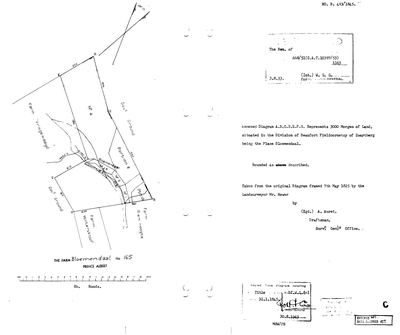 Scan of Surveyor-General diagram, B493/1845, 7 May 1825