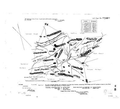 Scan of Surveyor-General diagram, 995/1868, September 1864