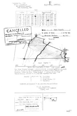 Scan of Surveyor-General diagram, 1567/1912, August 1912