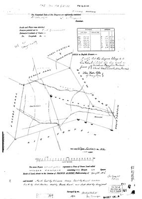 Scan of Surveyor-General diagram, 581/1873, 1872