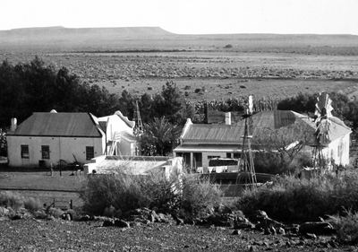 The werf at Biesies, the farm in the Calvinia district that Frans Jacobus Wilhelmus van der Merwe came off before...