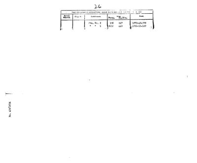 Skandering van Kaart se keersy, 432/1834 (verso)