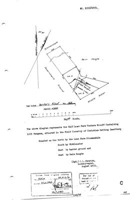 Skandering van Landmeter-generaal-kaart, B353/1833, Augustus 1833