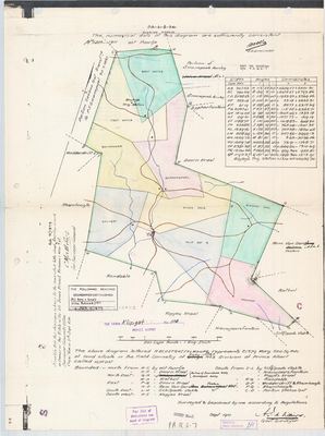 Skandering van Landmeter-generaal-kaart, 1200/1911, September 1910