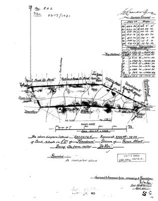 Skandering van Landmeter-generaal-kaart, 2673/1921, April 1921