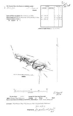 Skandering van Landmeter-generaal-kaart, 311/1874, 1874