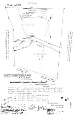 Skandering van Landmeter-generaal-kaart, 3/1832, 1832